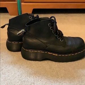 Leather Doc Marten Boots